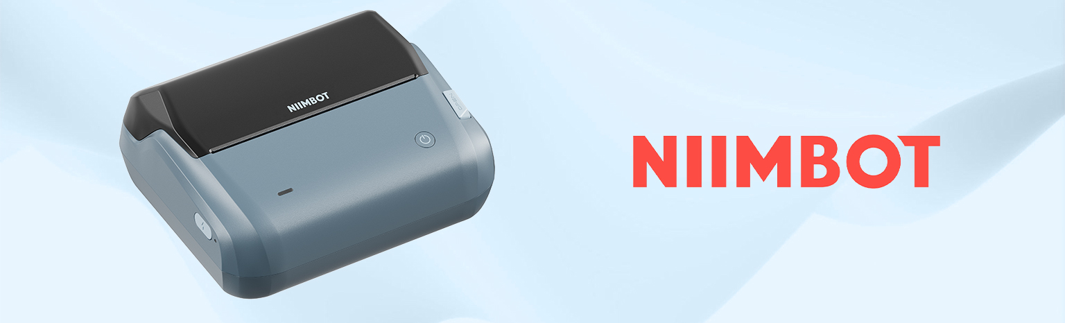 drukarka termiczna etykiet Niimbot B4 kosmiczny błękit