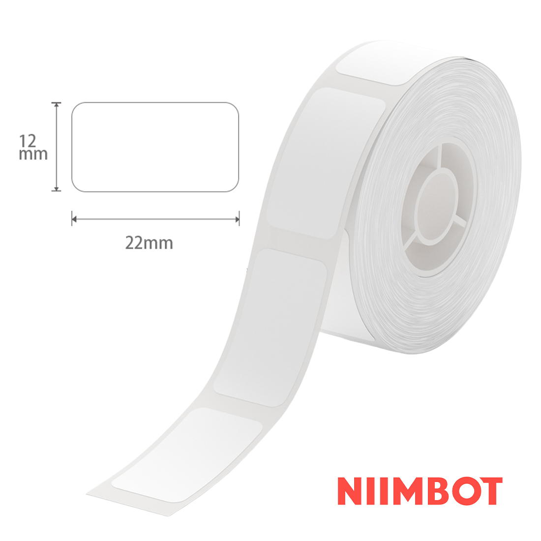 etykiety termiczne Niimbot 12x22 mm 260 szt