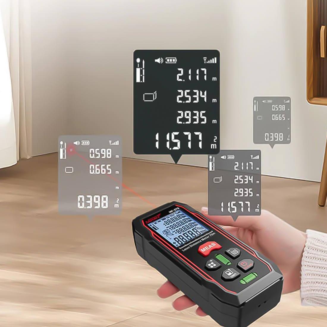 Noyafa NF-270 sensor IR, ekran LCD i intuicyjny interfejs