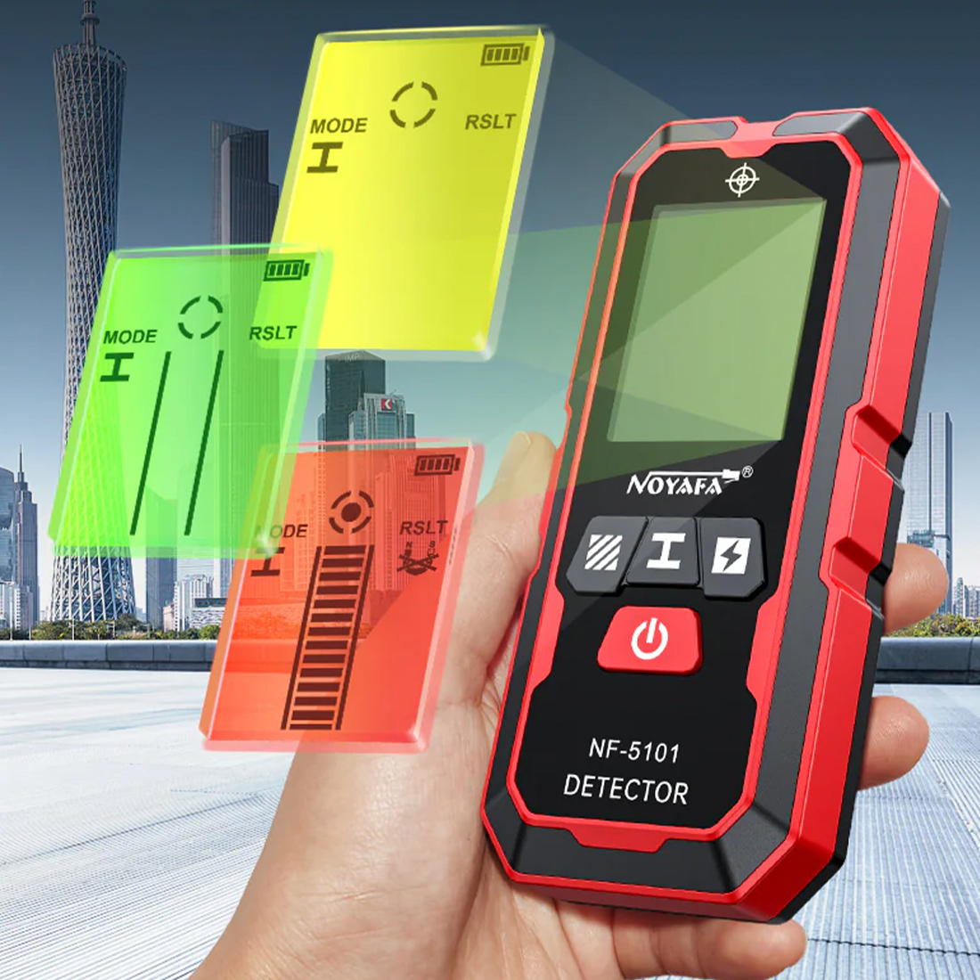 Noyafa NF-5101 wyświetlacz LCD z podświetleniem RGB