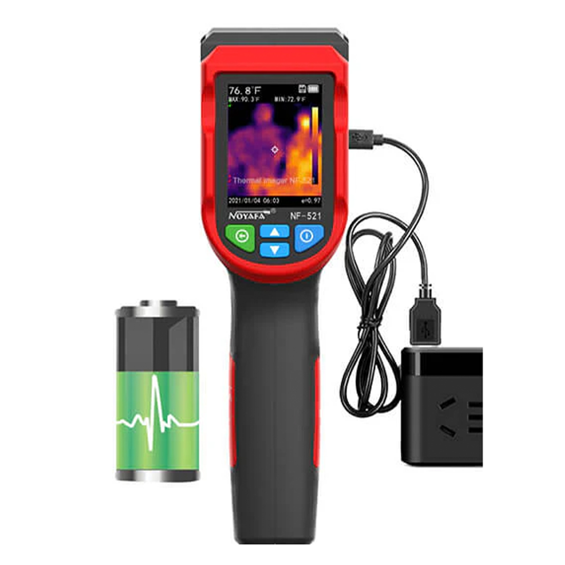 Noyafa NF-521 kamera termowizyjna specyfikacja i wymiary