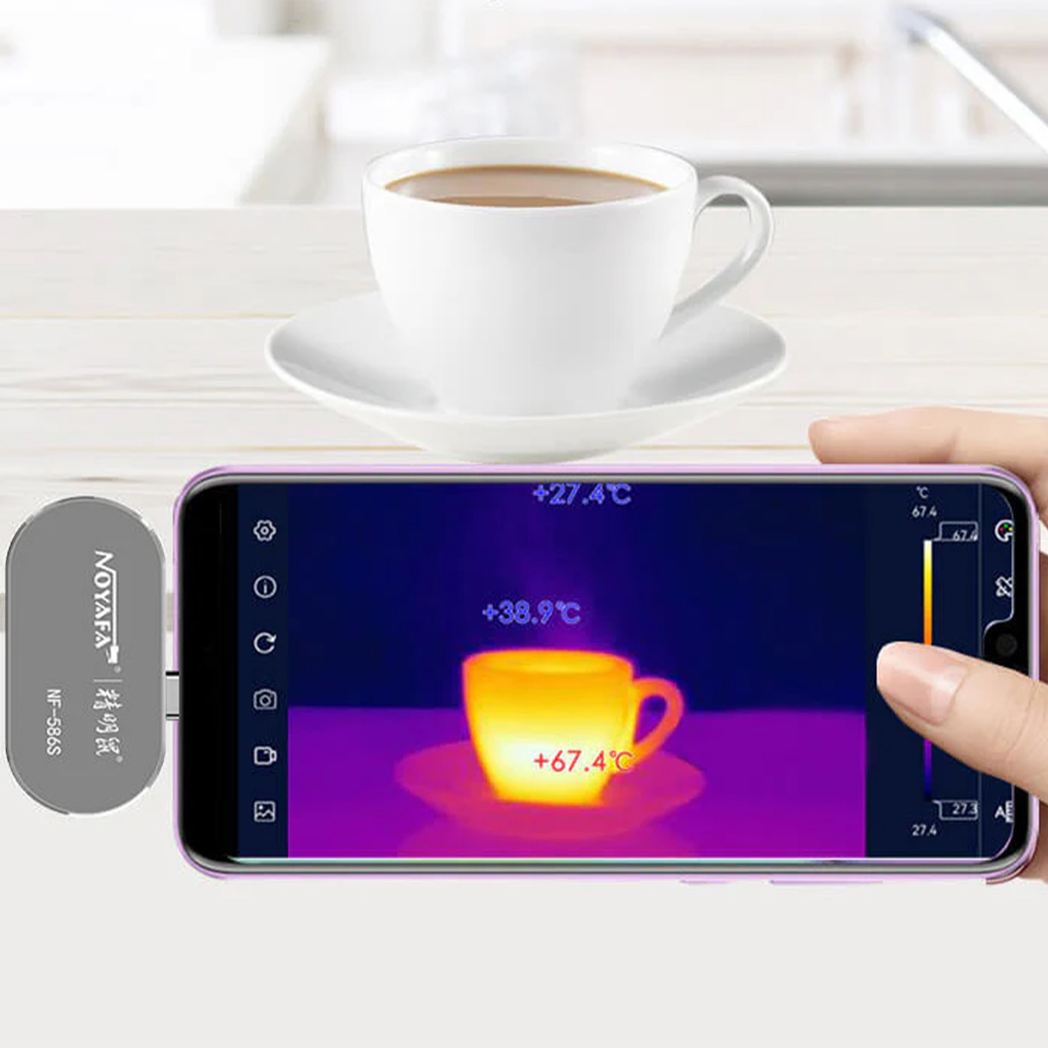 kamera termowizyjna USB-C Noyafa NF-583S do telefonu Android
