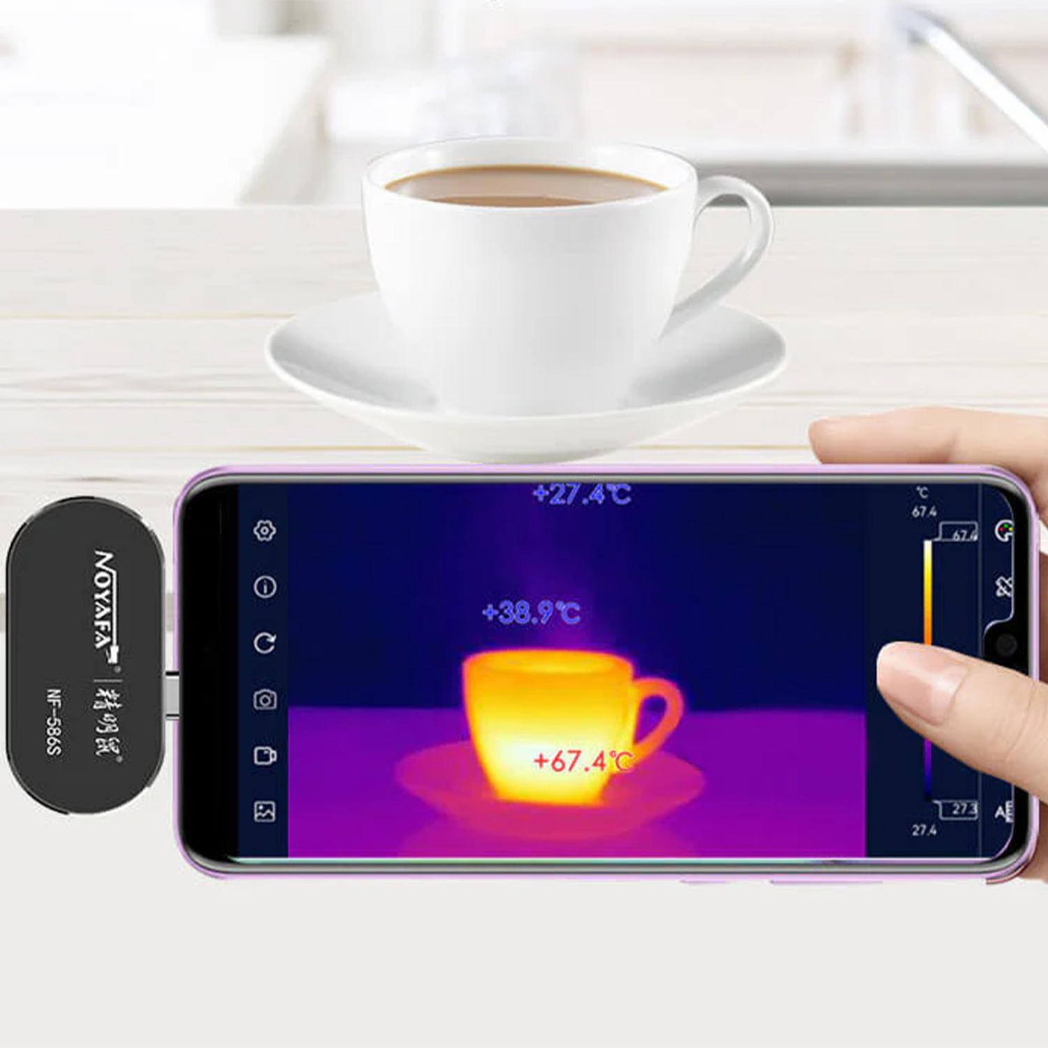 kamera termowizyjna USB-C Noyafa NF-586S do telefonu Android