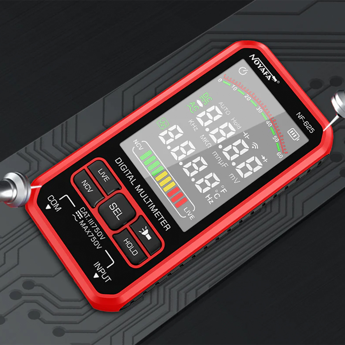 Ikony ochrony: Anti-dust i Drop Protection dla NF-625