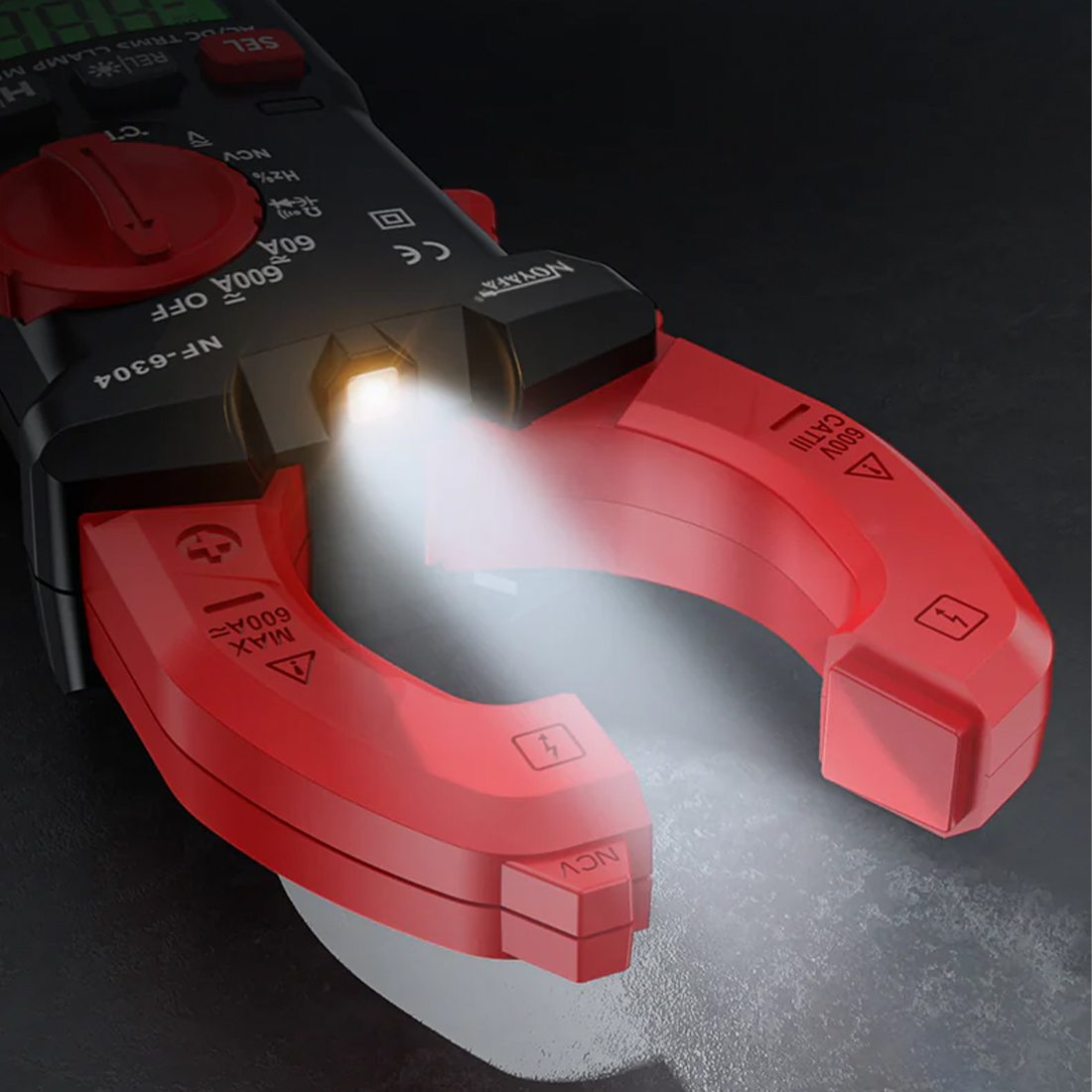 NF-6304 podświetlenie LED i ergonomia