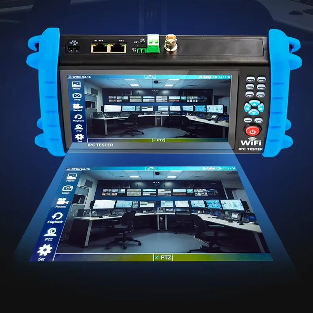 tester kamer cctv 7 cali retina ips 1920x1200 noyaffa ipc722atchs