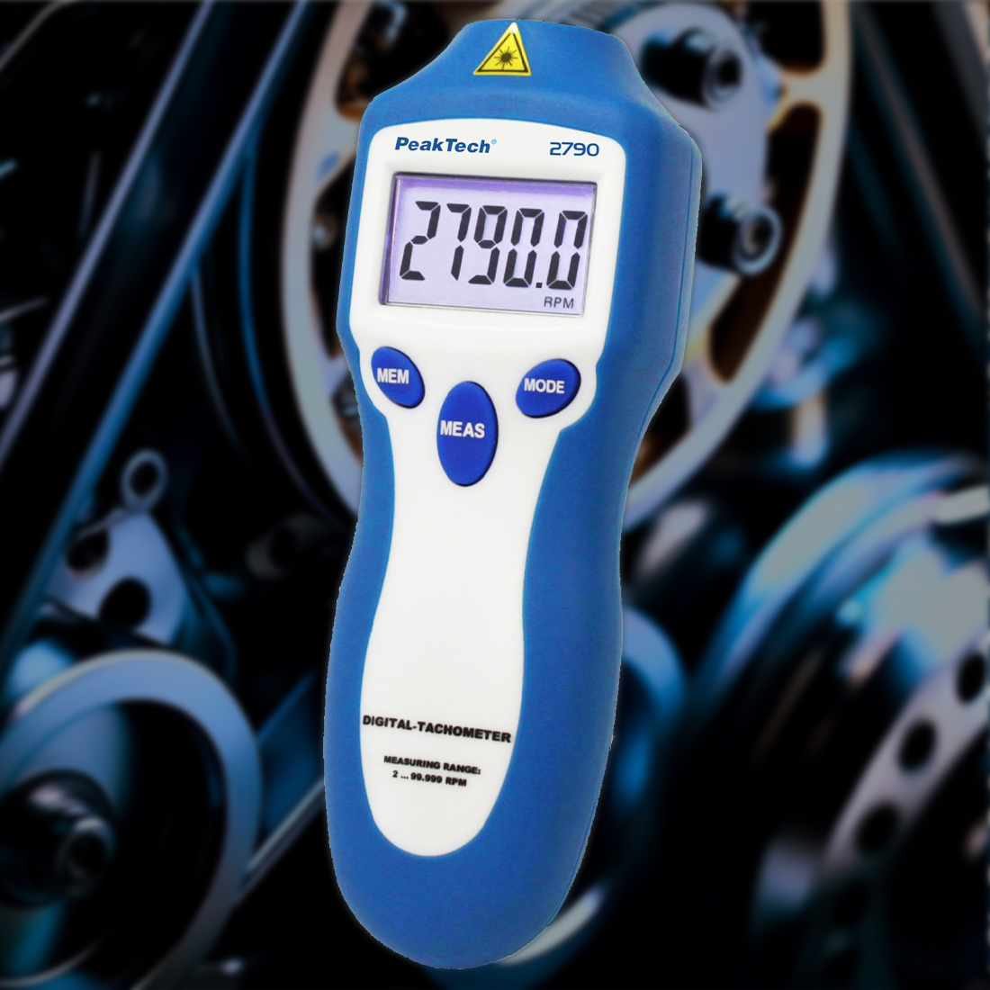 laserowy tachometr PeakTech 2790 do utrzymania ruchu
