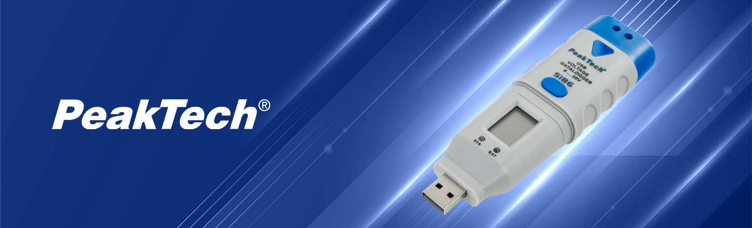 rejestrator napięcia stałego do fotowoltaiki PeakTech P5186
