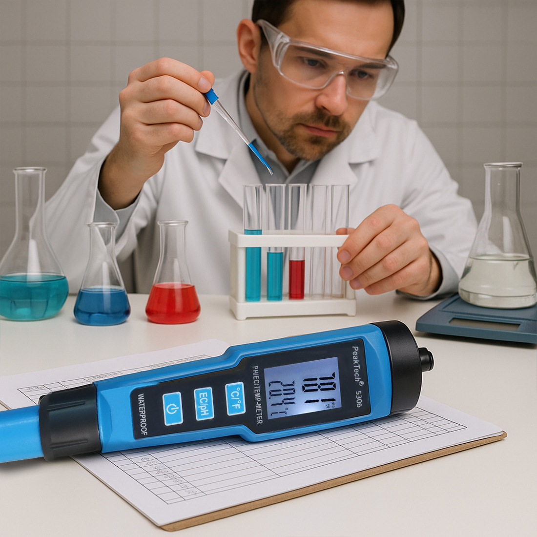 PeakTech P5306 do hydroponiki i laboratorium