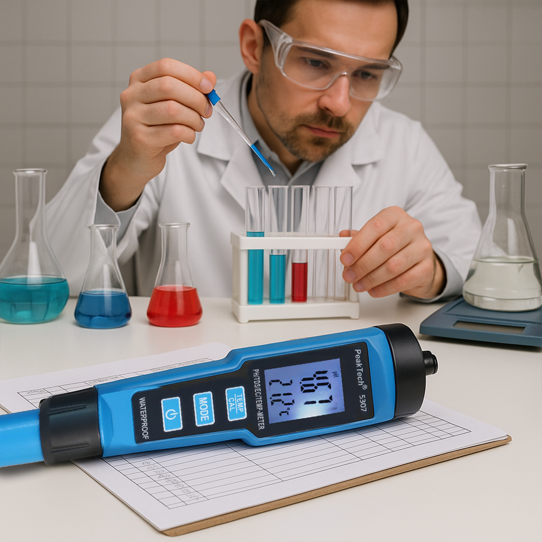 PeakTech P5307 do hydroponiki i laboratorium