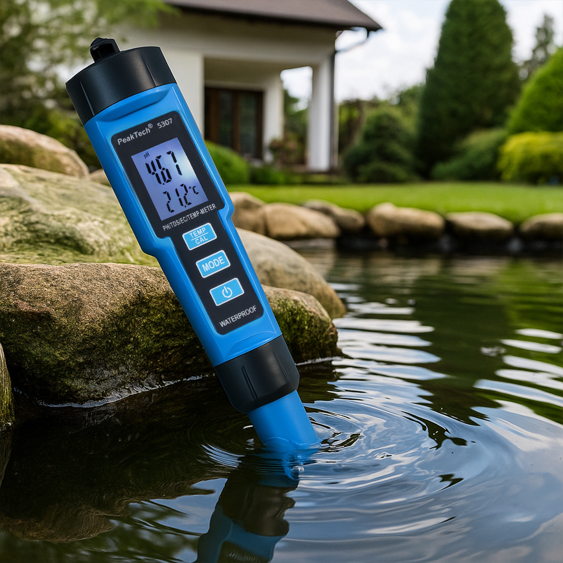 miernik pH EC TDS do akwarium PeakTech P5307