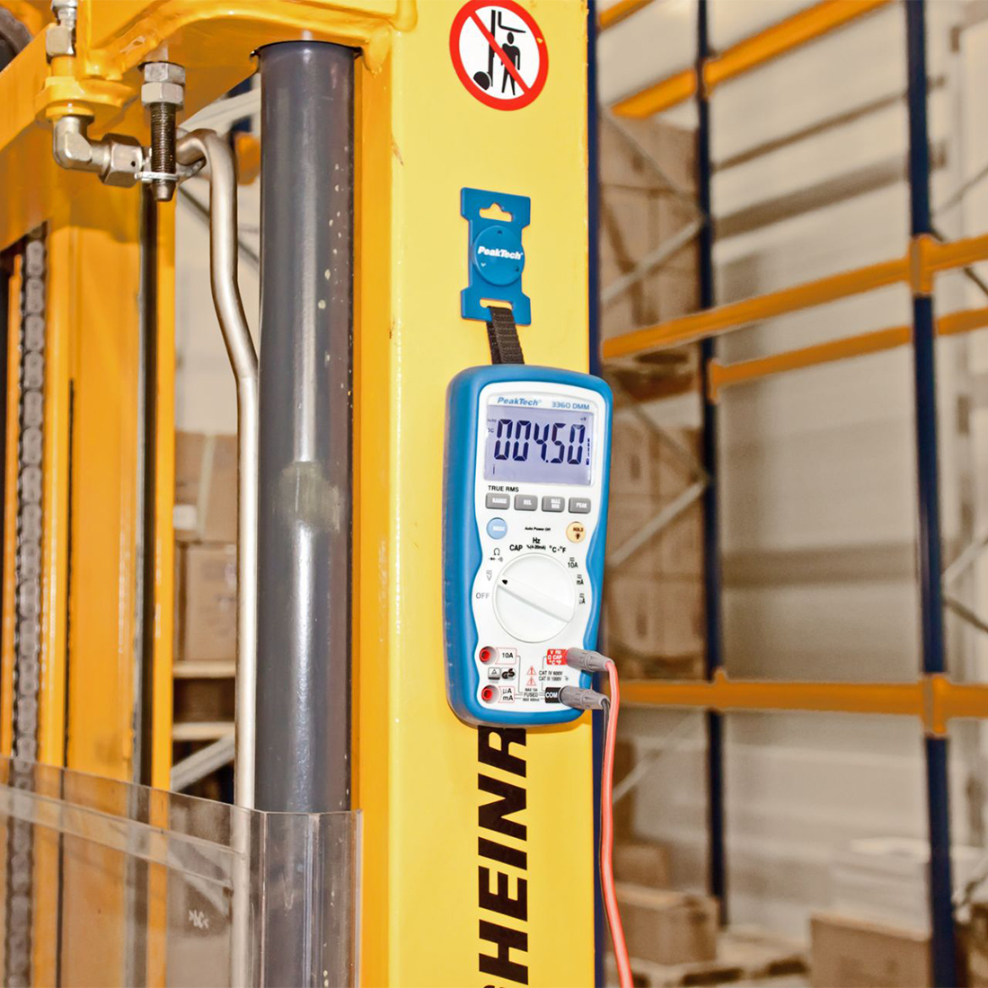 zawieszka z haczykiem do miernika elektrycznego - uchwyt PeakTech P7100