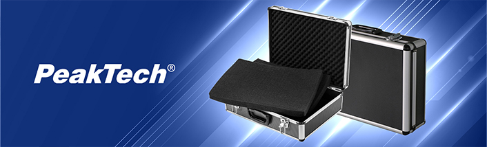 peaktech p7310 walizka aluminiowa