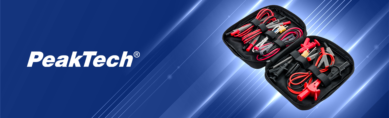 zestaw kabli pomiarowych do multimetru PeakTech P8200
