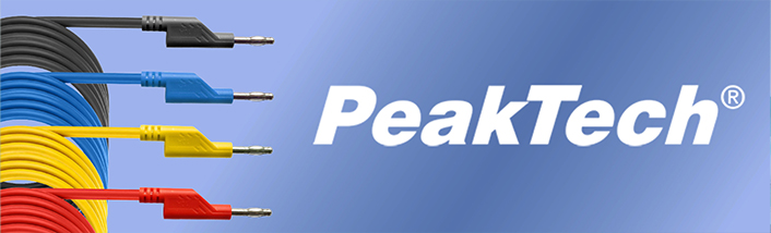 PeakTech P 8202 – elastyczne kable 200 cm do mierników i zasilaczy