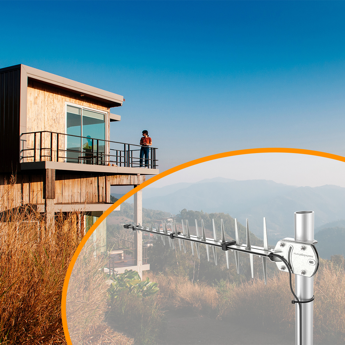 Antena Poynting LPDA-92 – szerokopasmowa LTE/5G (698–3800 MHz) z wyprowadzeniem N-Type (F)
