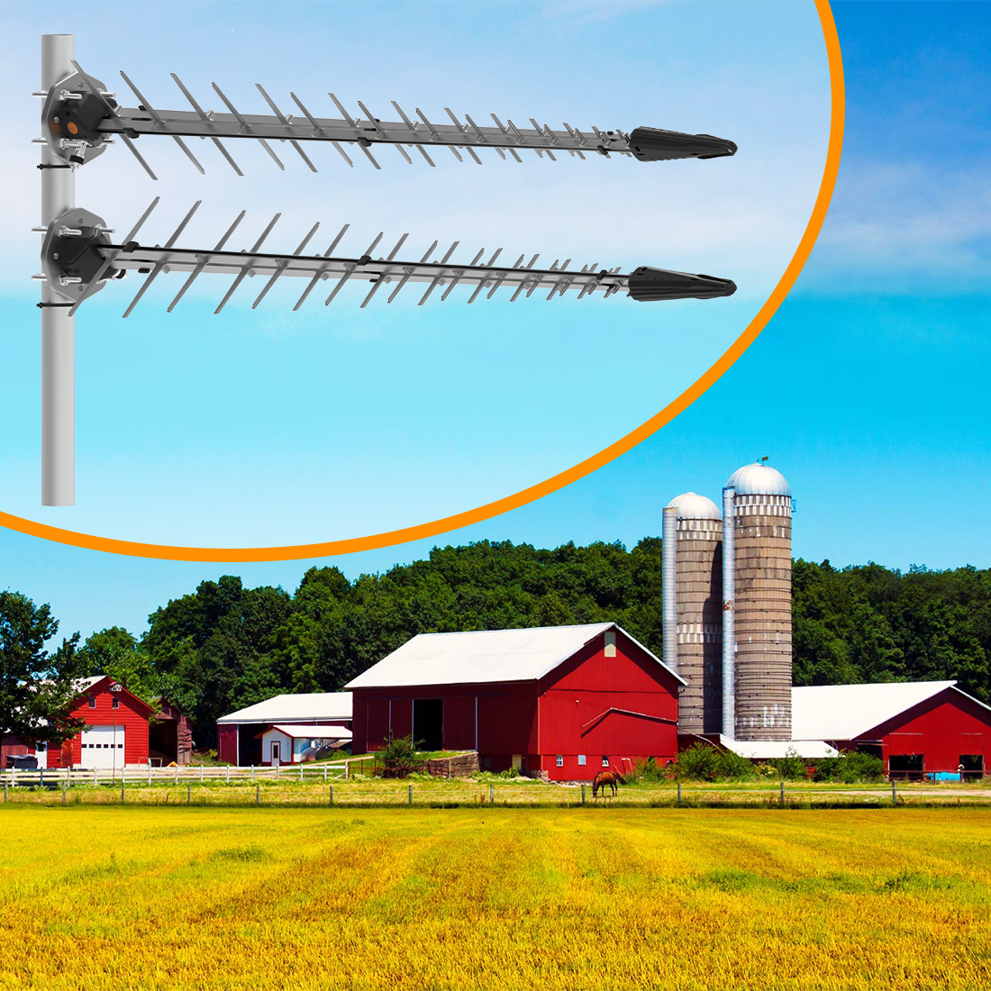 Antena Poynting LPDA-500 – odporna na sól, wilgoć, promieniowanie UV i uszkodzenia mechaniczne