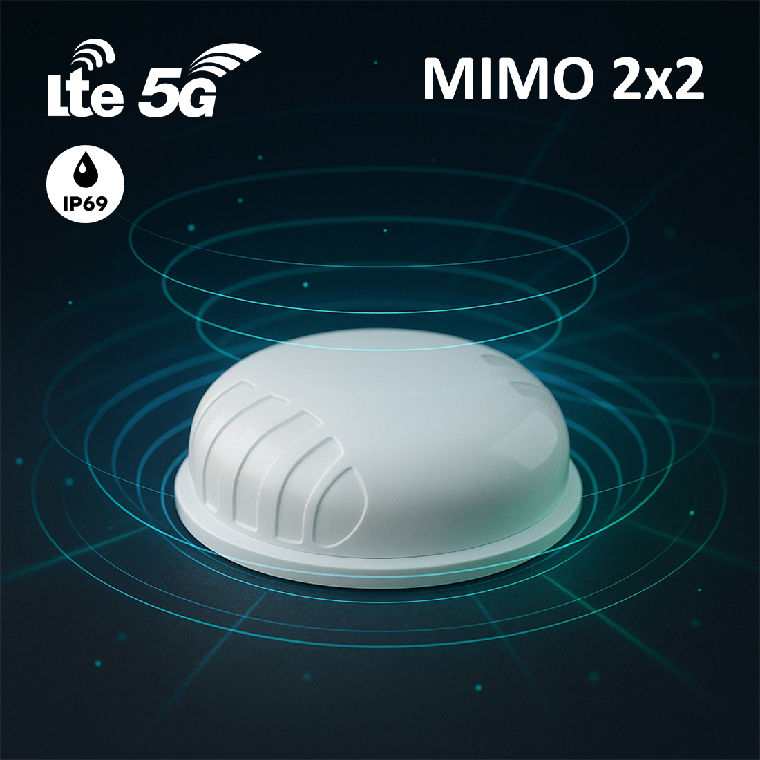 Profesjonalna antena Poynting PUCK-2-V1 do systemów M-1M i IoT