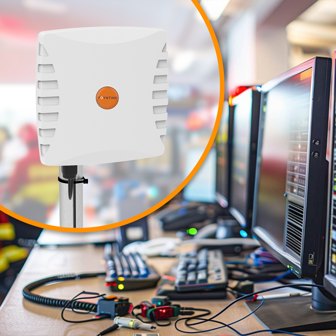 Antena Poynting WLAN-61 – panelowa Wi-Fi dual band 2,4 i 5 GHz, MIMO 4×4