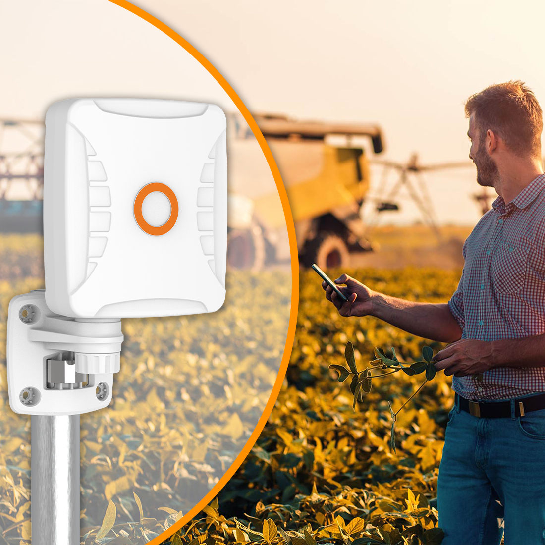 Antena Poynting XPOL-1-5G+ MIMO 2×2 LTE/5G z dwoma kablami 5 m HDF195 zakończonymi SMA (M)