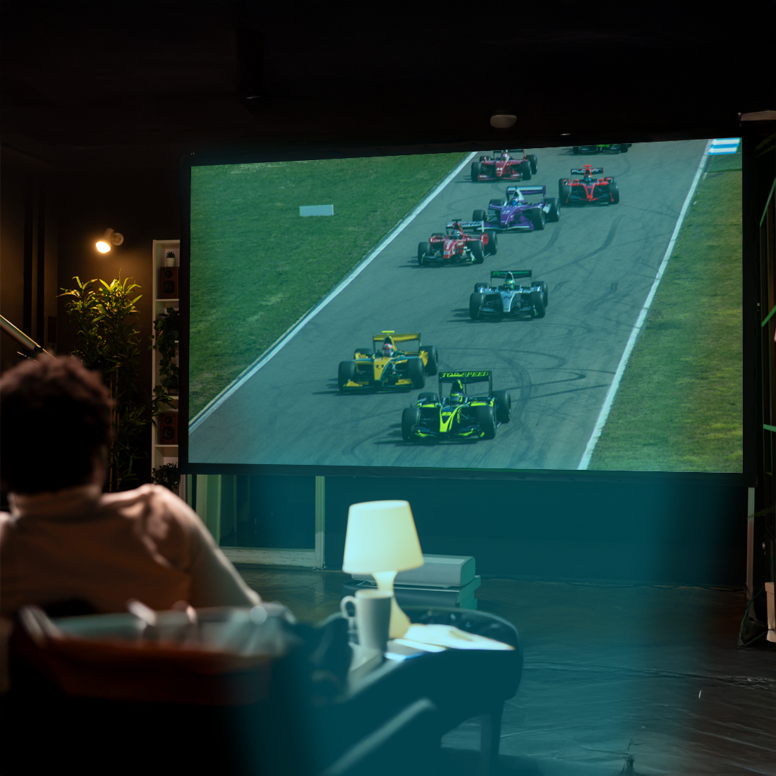 projektor z Netflix