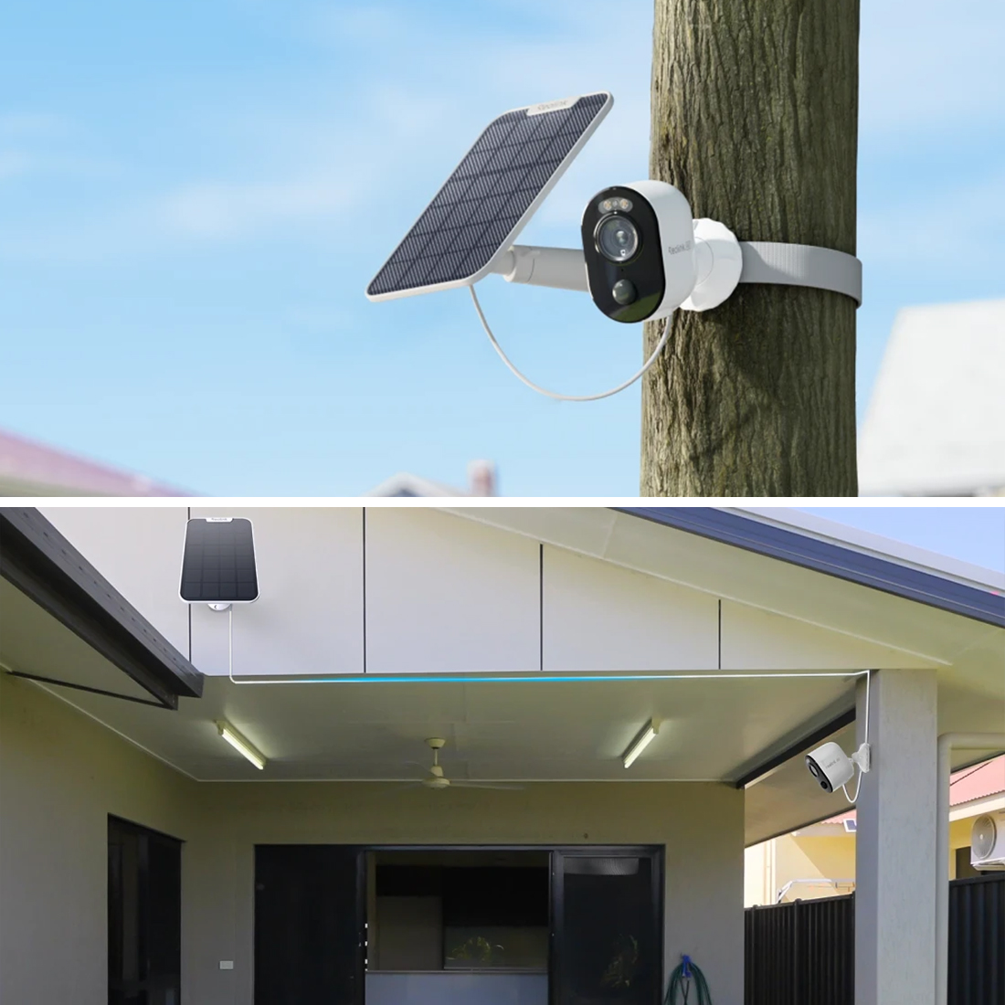 kamera Reolink Argus 3 Ultra czarna montaz bezprzewodowy podjazd ogrod taras