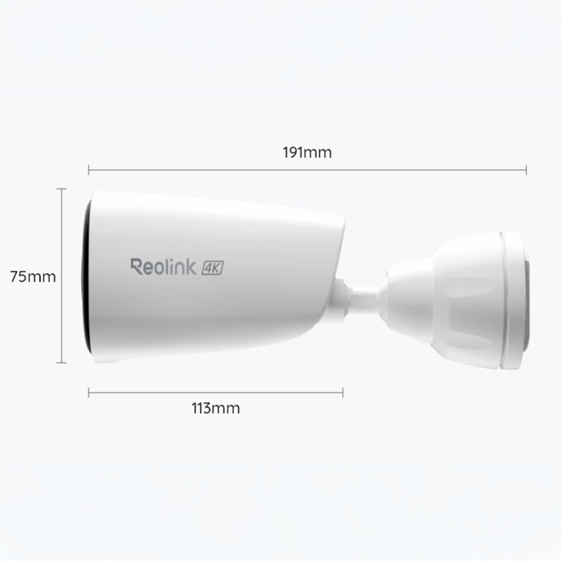 Reolink Argus Eco Ultra kamera bezprzewodowa 4K 8MP z akumulatorem i Wi-Fi 2.4/5 GHz