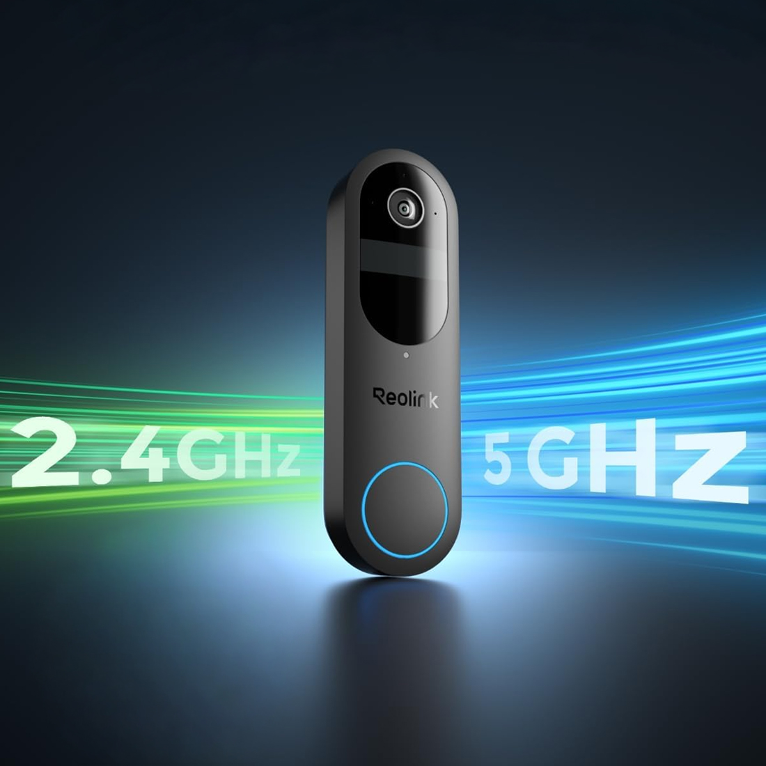 Reolink Smart 2K Dual-Band Battery Doorbell dwuzakresowe Wi-Fi 2,4 i 5 GHz