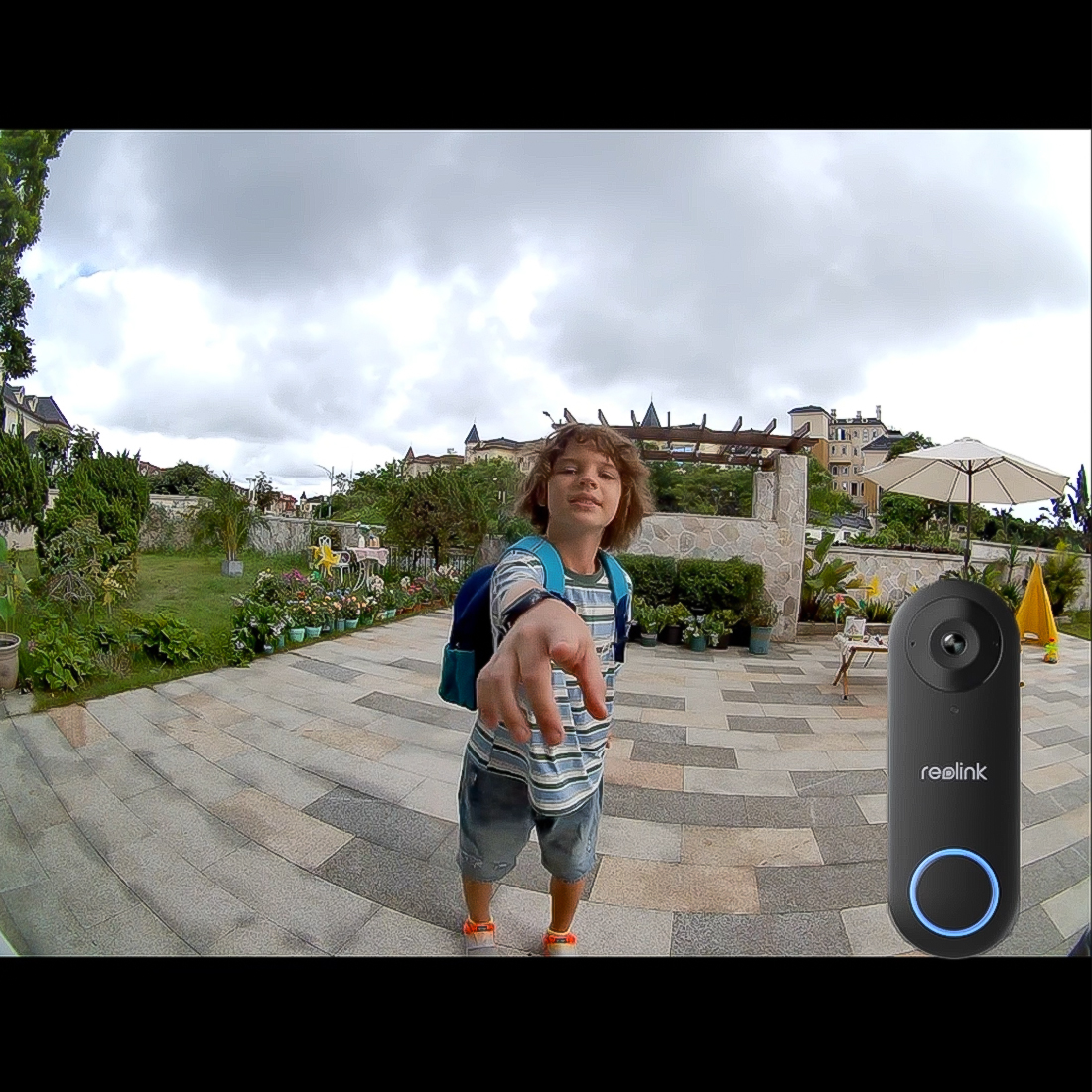 Reolink 2K PoE Doorbell czarny szeroki obraz 4:3 5MP
