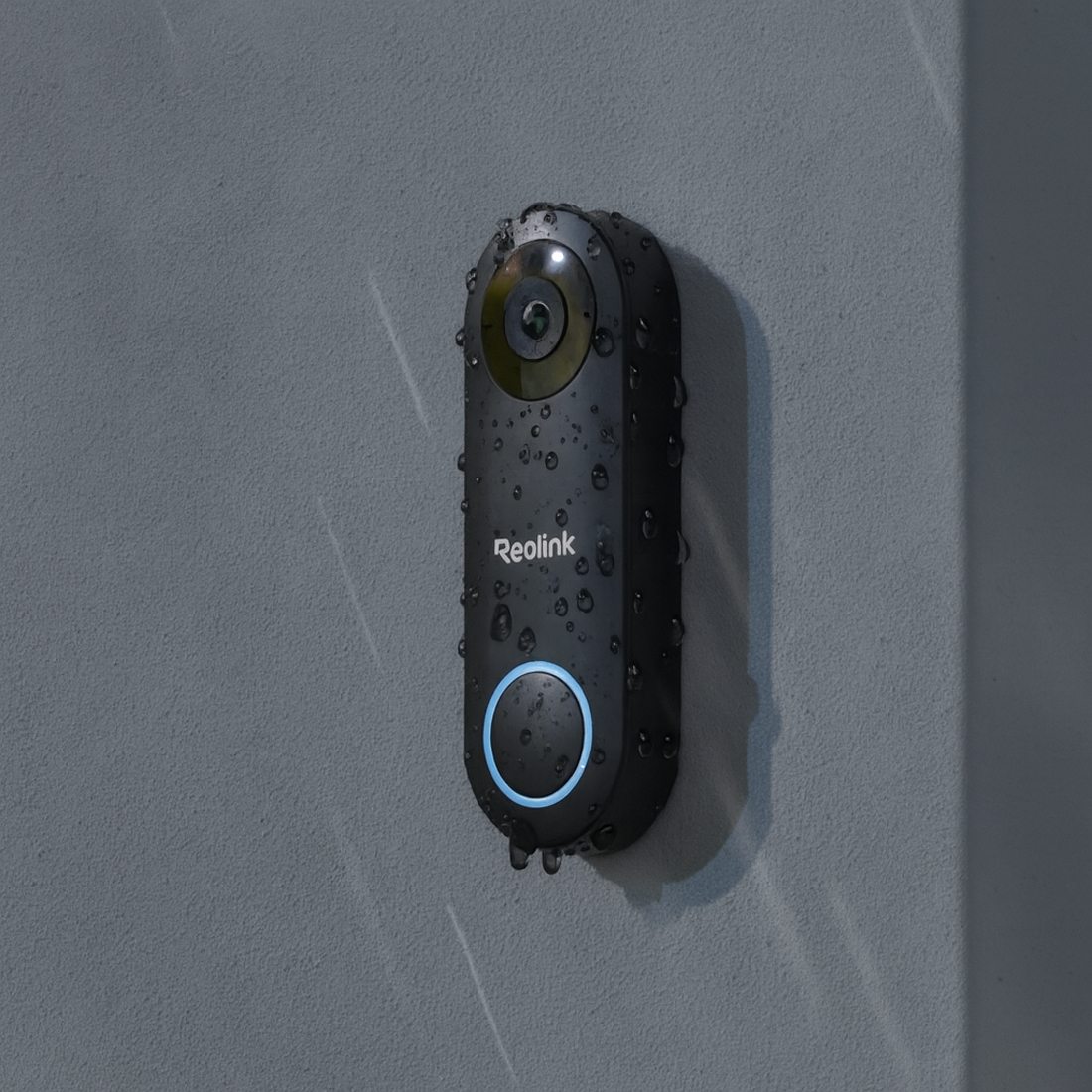 Reolink 2K PoE Doorbell czarny - wodoodporność IP65 całoroczne działanie