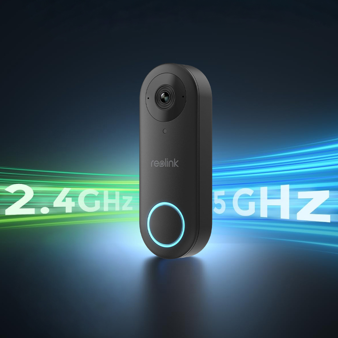 Reolink 2K Wi-Fi Doorbell - zasilanie Wi-Fi lub 12–24V