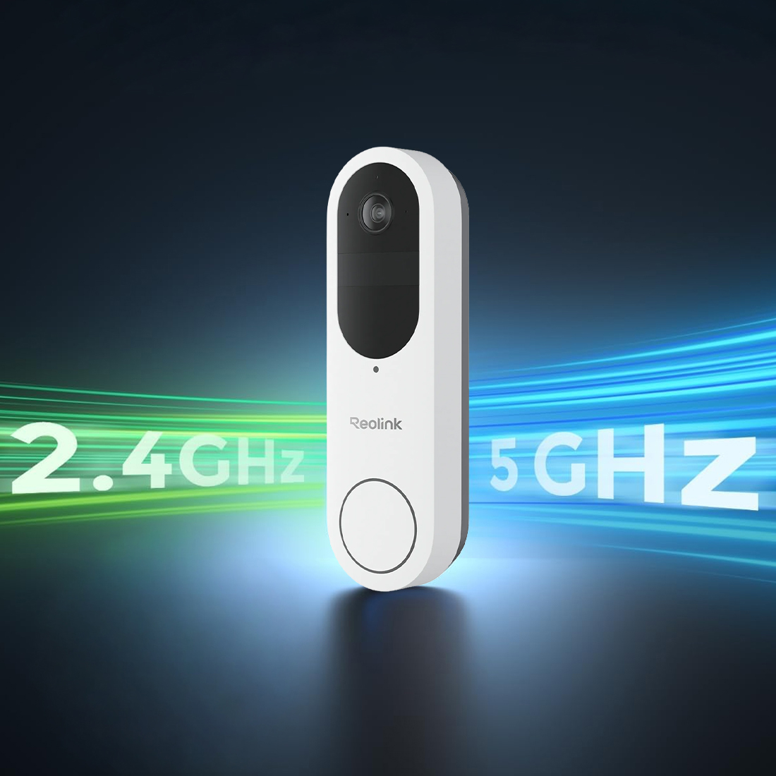 Reolink Smart 2K Dual-Band Battery Doorbell dwuzakresowe Wi-Fi 2,4 i 5 GHz