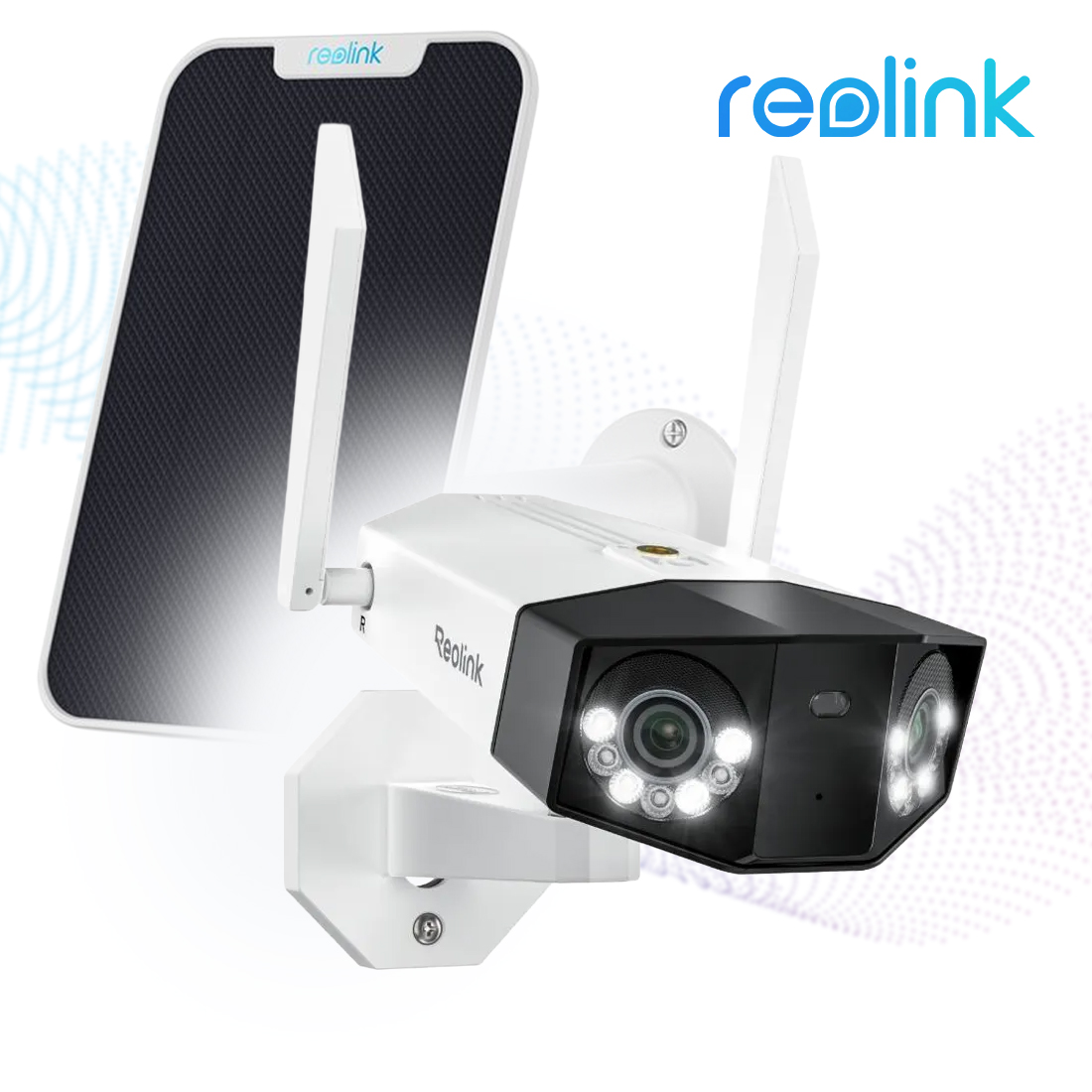 Reolink Duo 2 WiFi z panelem solarnym 6 W – najważniejsze cechy: zasilanie solarne, 4K, panorama 180°, Wi-Fi 6