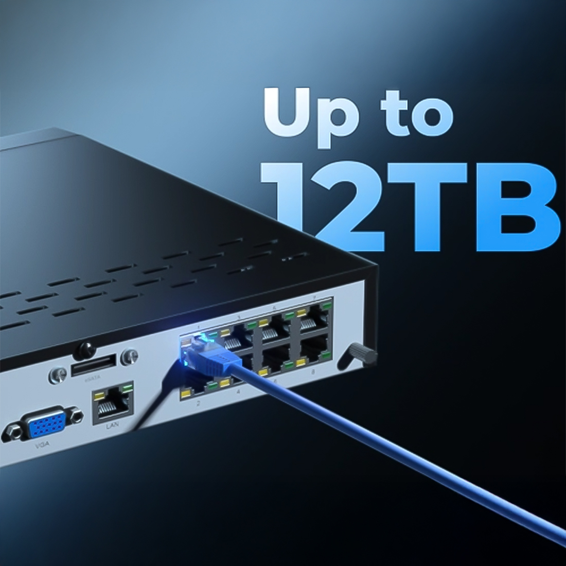 Reolink Duo 3 PoE – stabilne połączenie przewodowe zasilanie i dane przez jeden kabel Ethernet