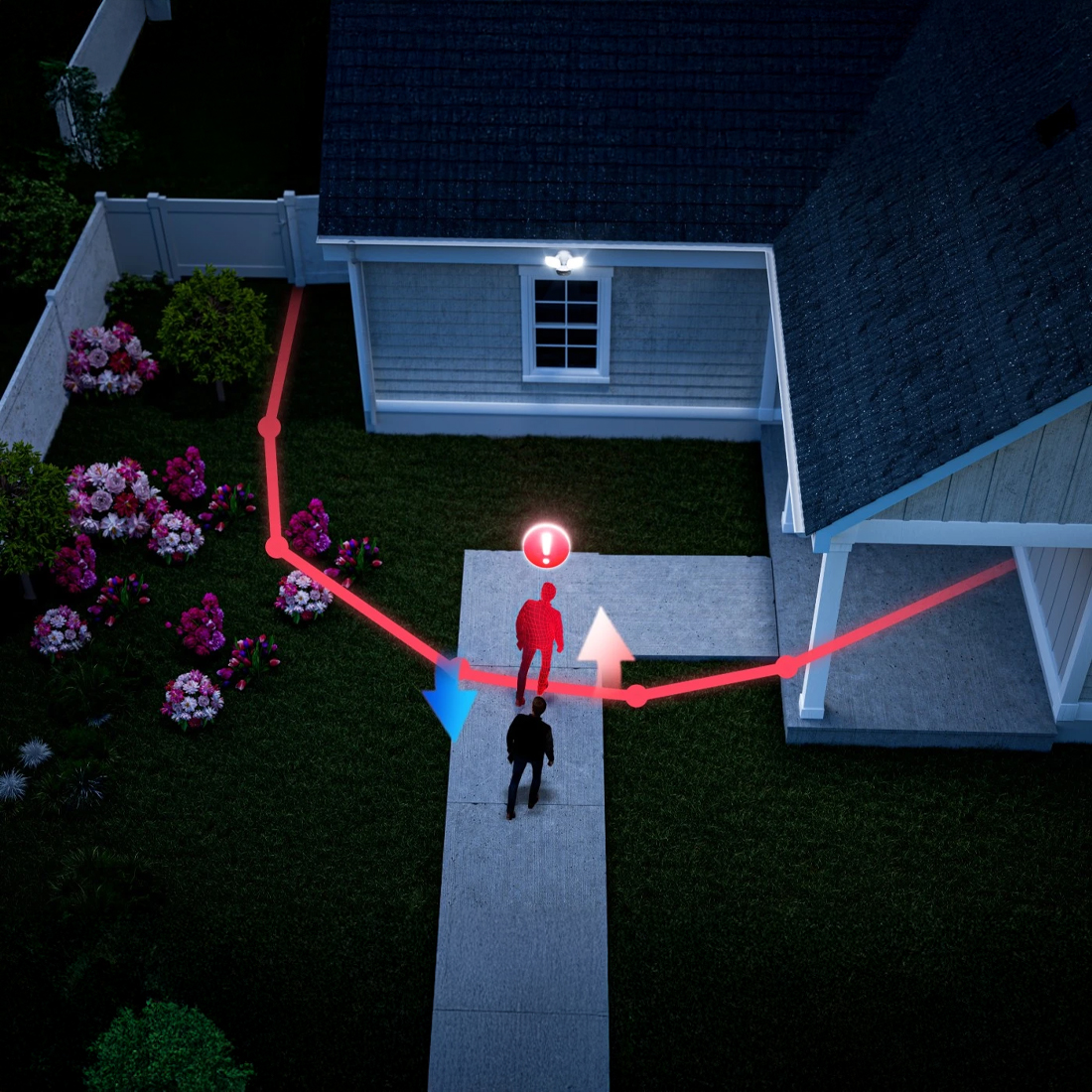 reolink elite wifi alarm po przekroczeniu linii virtual fence ochrona podjazdu