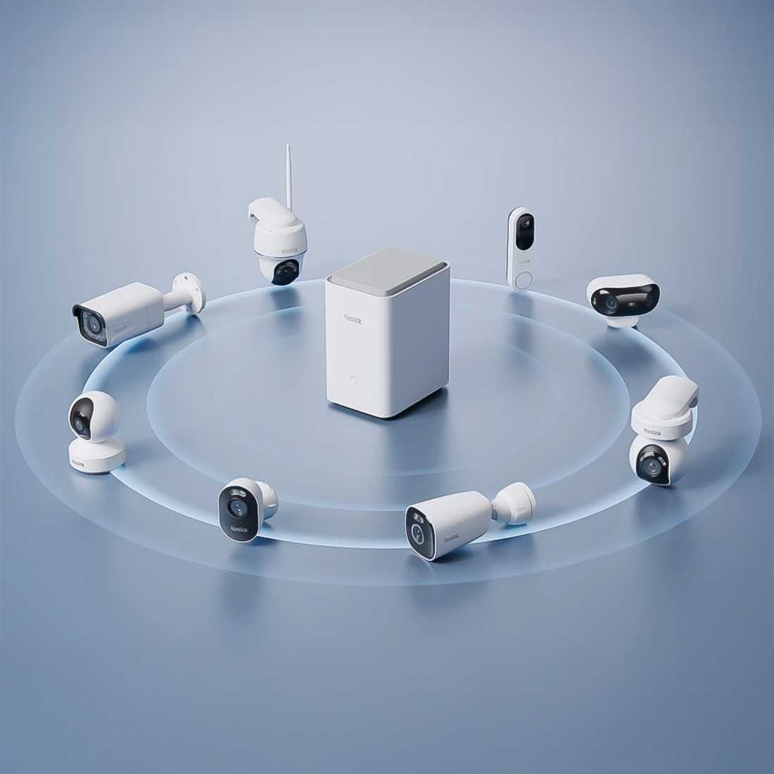 reolink home hub obsługa do 8 kamer
