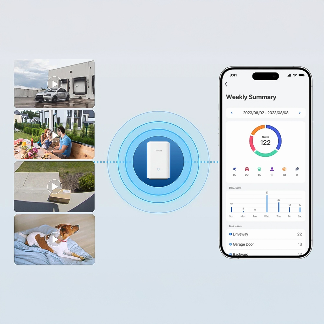 reolink home hub pro monitoring domu biura magazynu