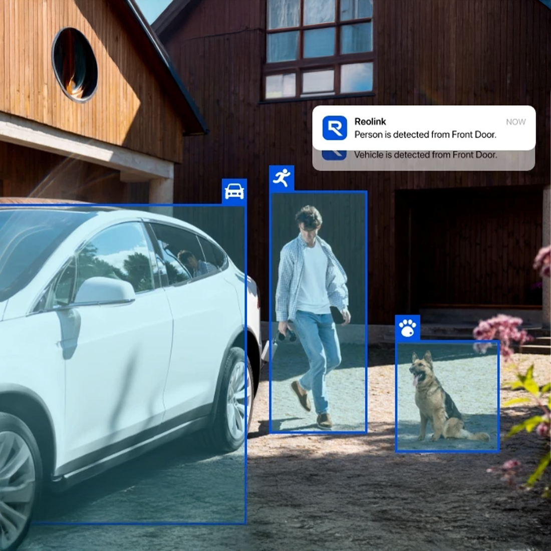 Reolink TrackMix PoE – inteligentna detekcja osób, pojazdów i zwierząt