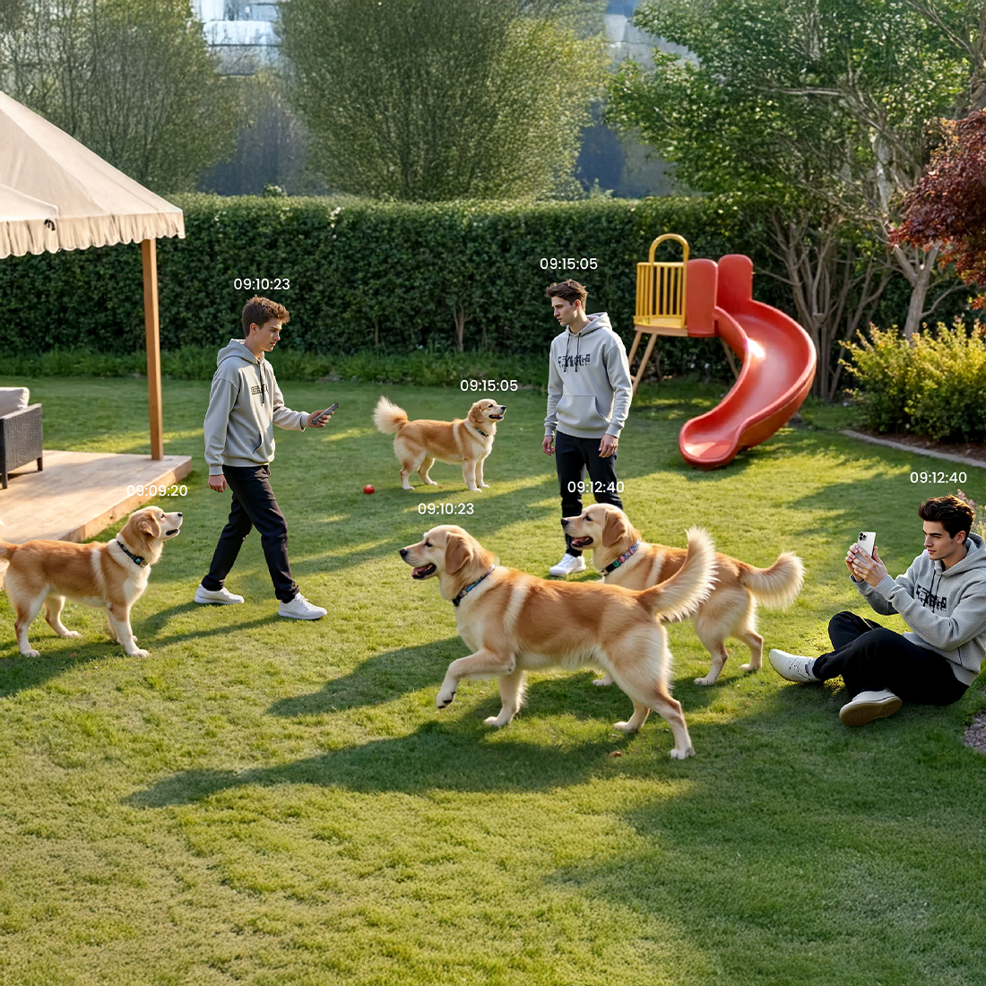 Reolink Elite Pro PoE Motion Track – podsumowanie 15 sekund ruchu w jednym obrazie