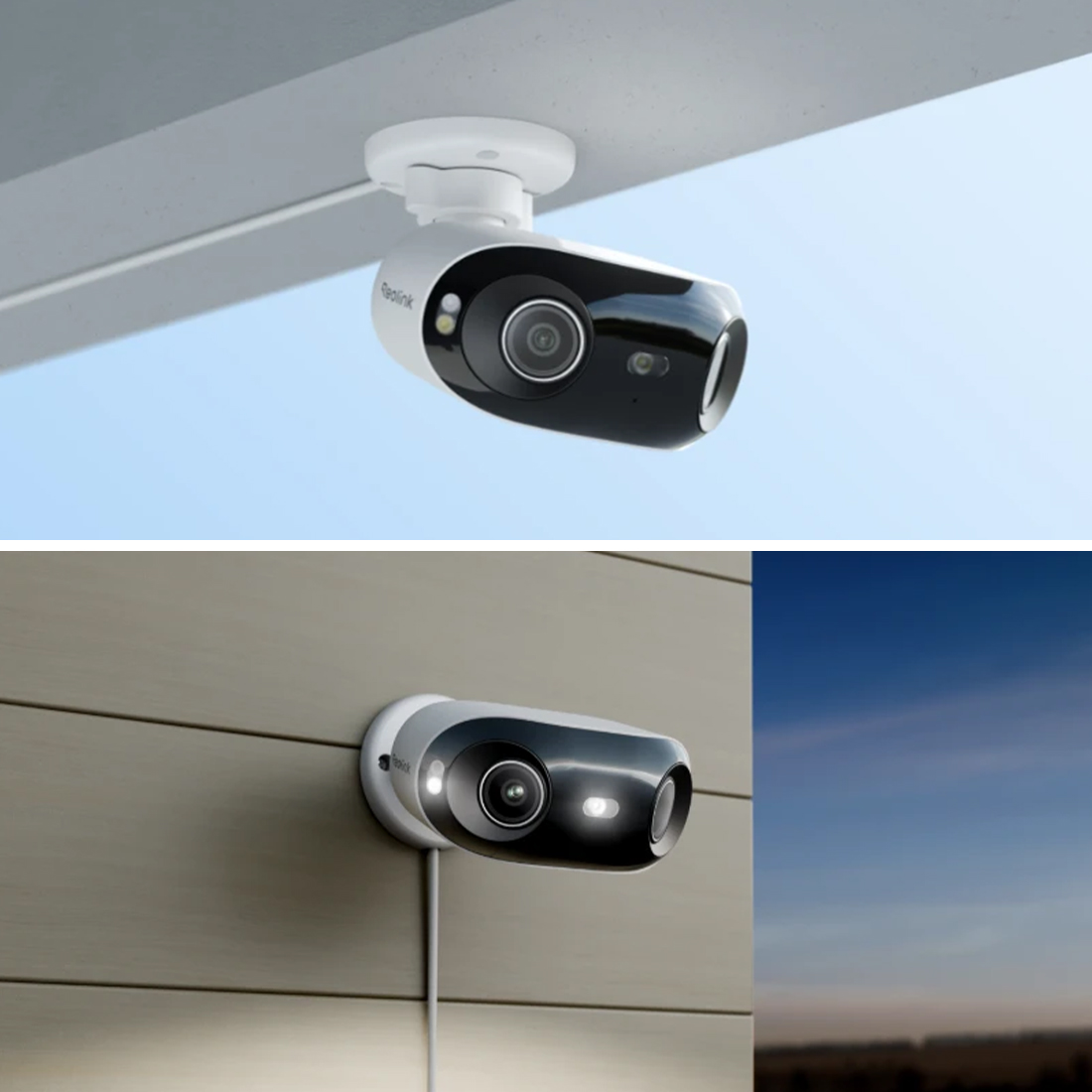 Reolink Elite Pro PoE montaż ścienny lub sufitowy, instalacja PoE plug-and-play