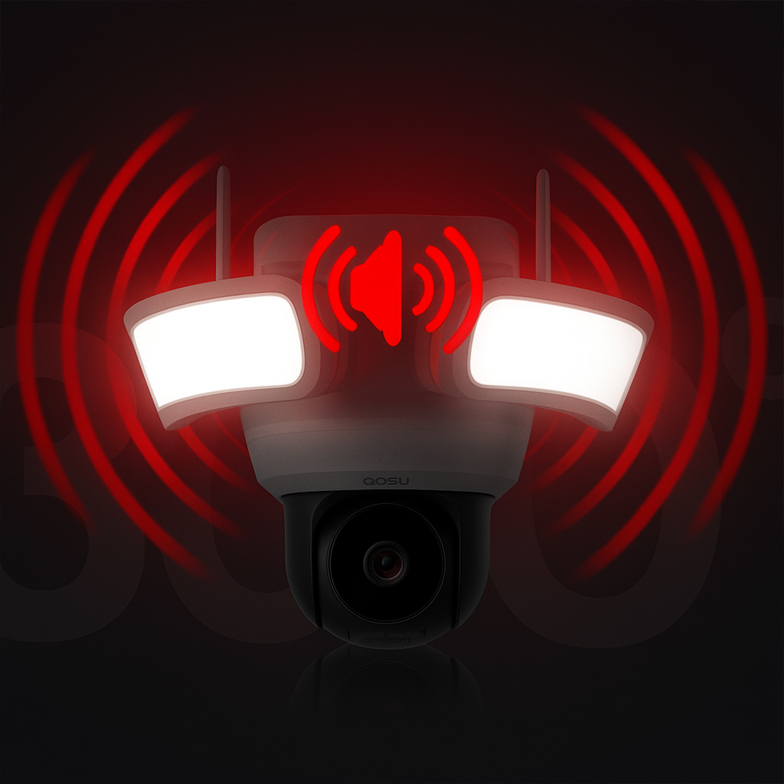 kamera z lampą LED