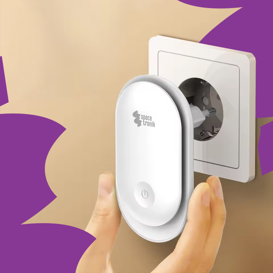 lampka z czujnikiem zmierzchu do domu seniora Spacetronik SR300