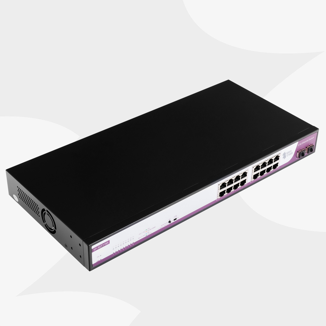 Przełącznik 2.5G z uplinkami 10G Spacetronik SP-SGT116S