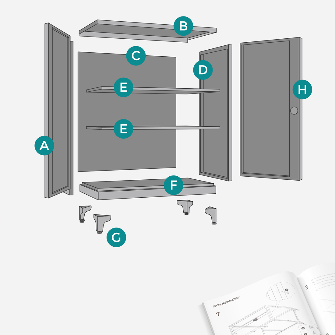 Zabezpieczenie przed przewróceniem i montaż szafki Spacetronik SPC160B