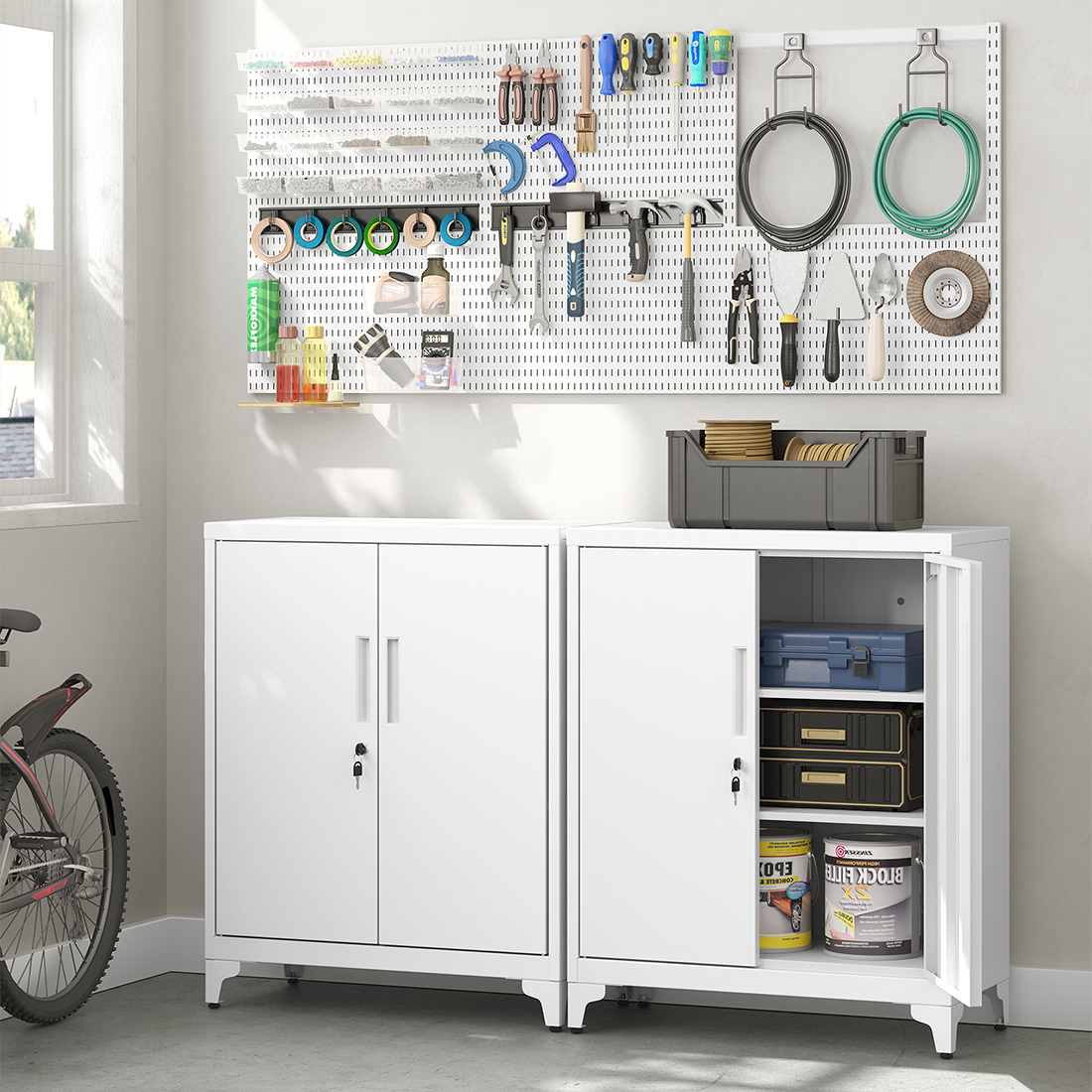 Malowana proszkowo stalowa konstrukcja Spacetronik SPC160W