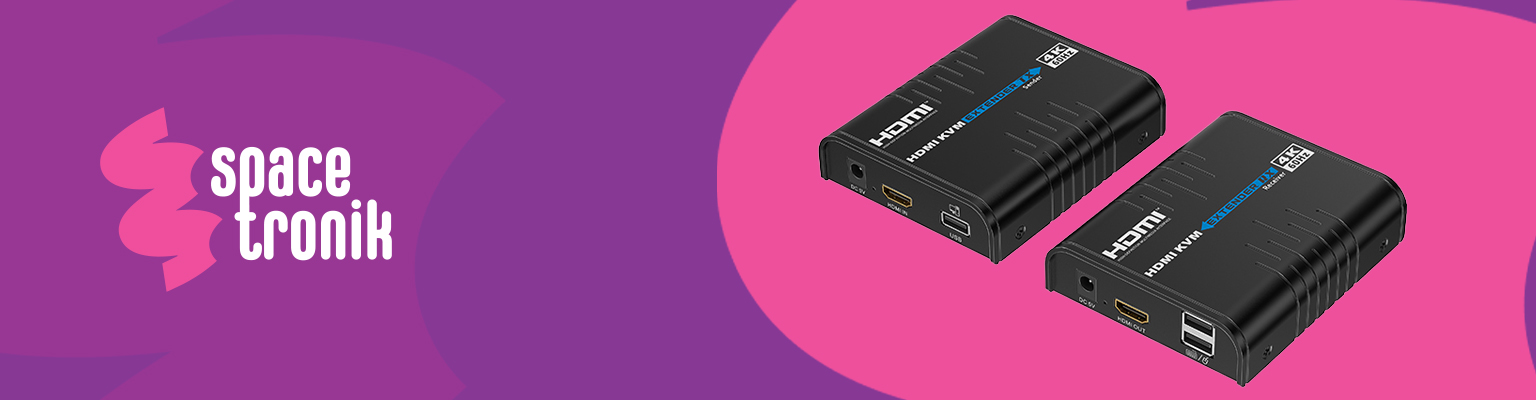 konwerter HDMI na IP 4K 60 Hz z KVM do 120 m Cat6
