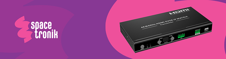 nadajnik HDMI na IP 4K 60 Hz po skrętce Cat6 z obsługą PoE