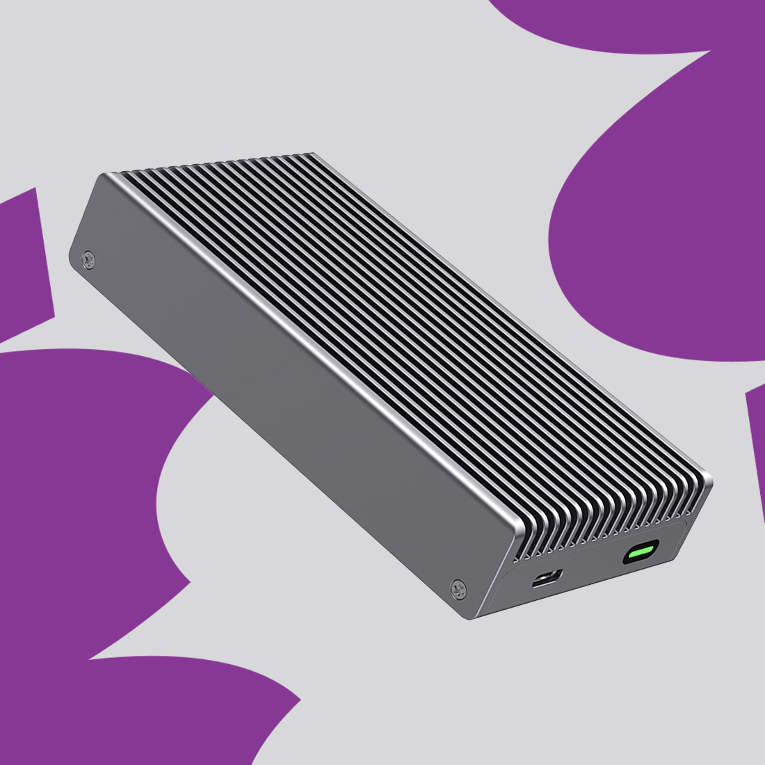 obudowa usb4 nvme m.2 aluminiowa 40gbps pasywne chłodzenie