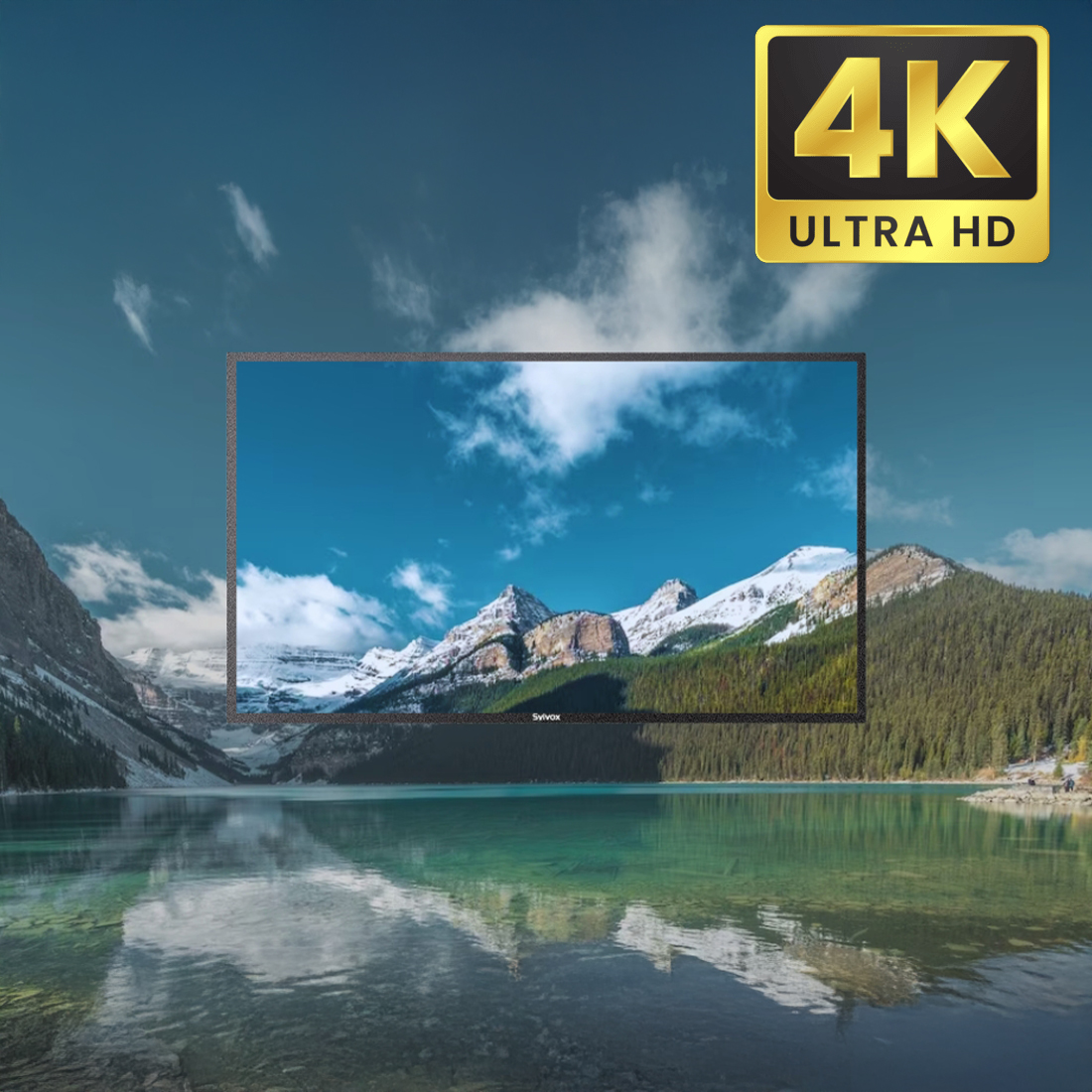 4k wyświetlacz komercyjny i tv netflix google play