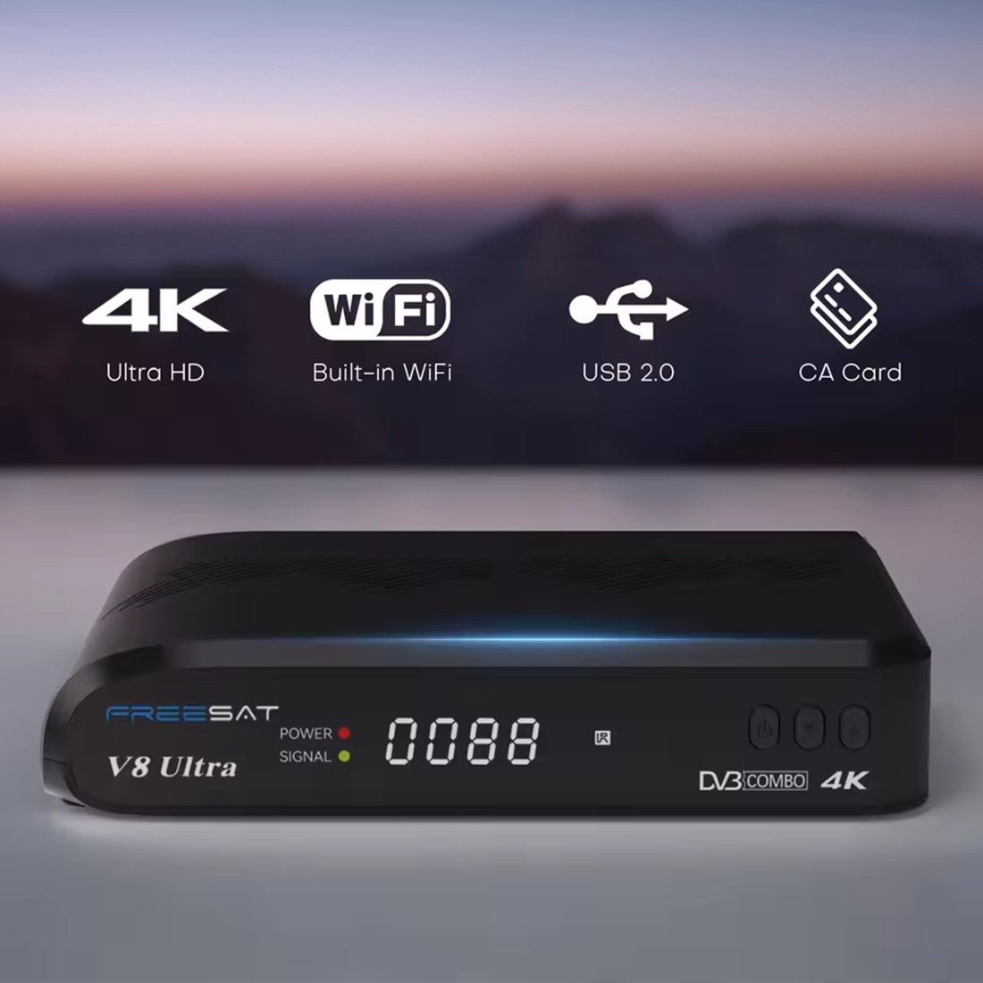 Freesat V8 Ultra łączy satelitę, antenę naziemną i kablówkę w jednym urządzeniu